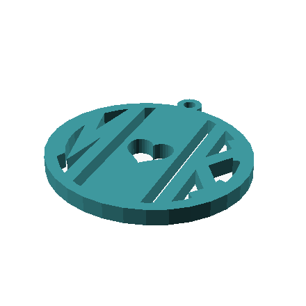 Monogram Pendant